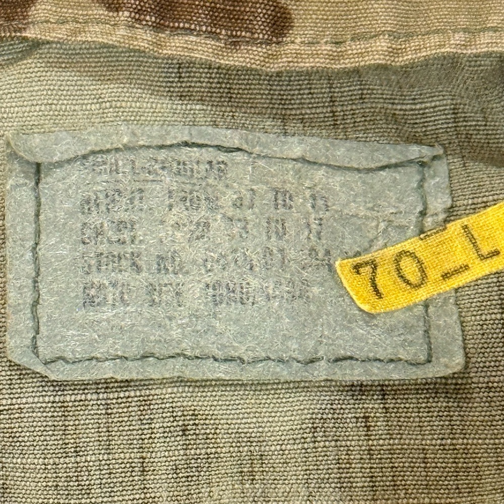 Authentic Military Field Jacket Olive Camo Drab Utility Coat - Picture 6 of 8